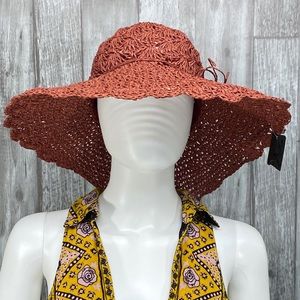 NWT Torrid Rust Color Straw Hat